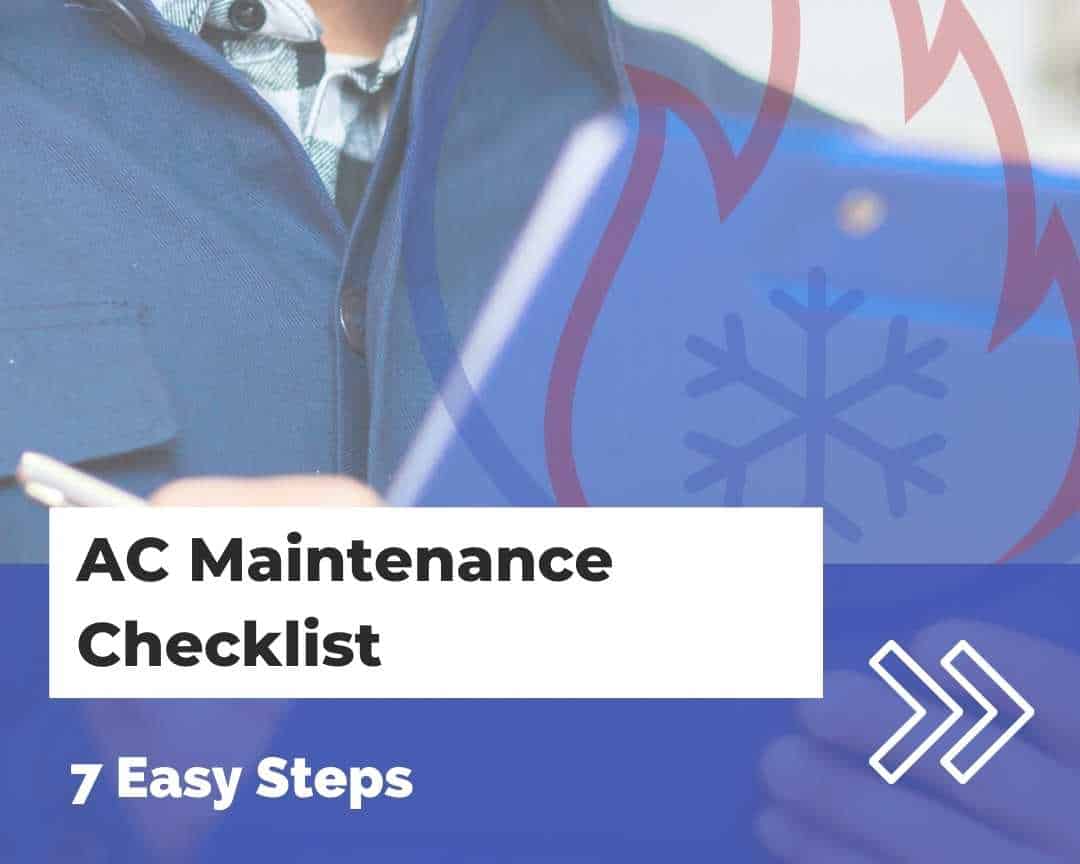 AC maintenance checklist