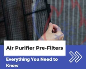 Air purifier pre filter