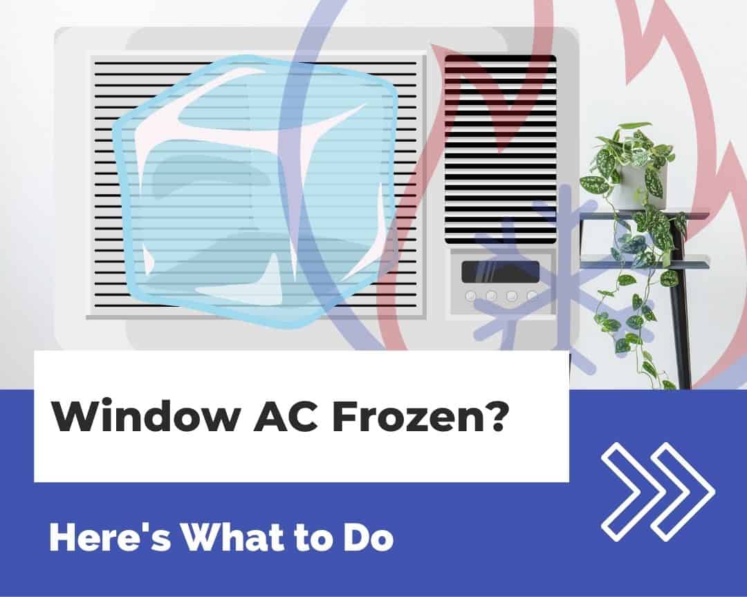 Window AC frozen