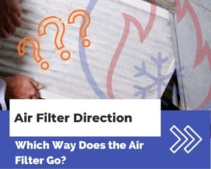 Air filter direction