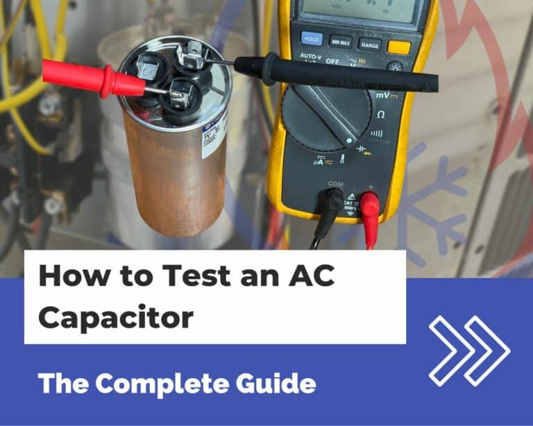 How to test an AC capacitor