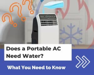 does a portable ac need water
