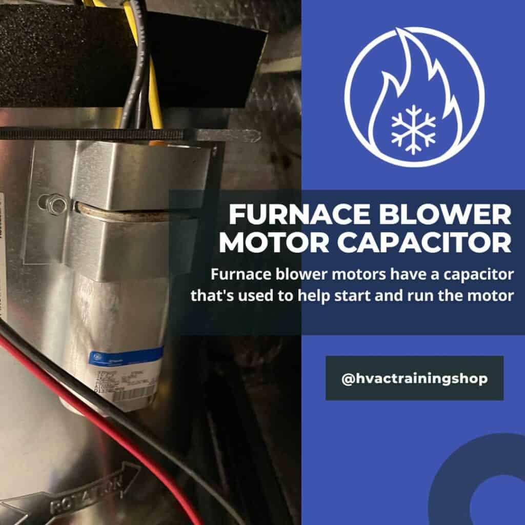 furnace blower motor capacitor