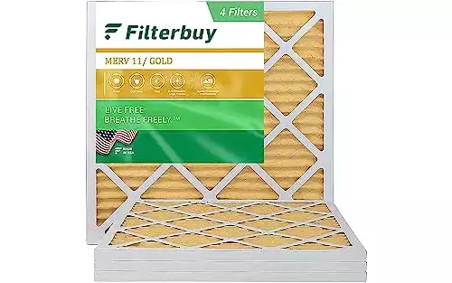 FilterBuy MERV 11 Pleated Air Filters