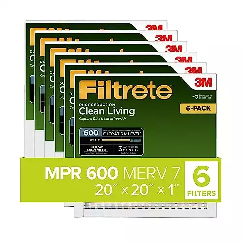 Filtrete Clean Living Dust Reduction Air Filters